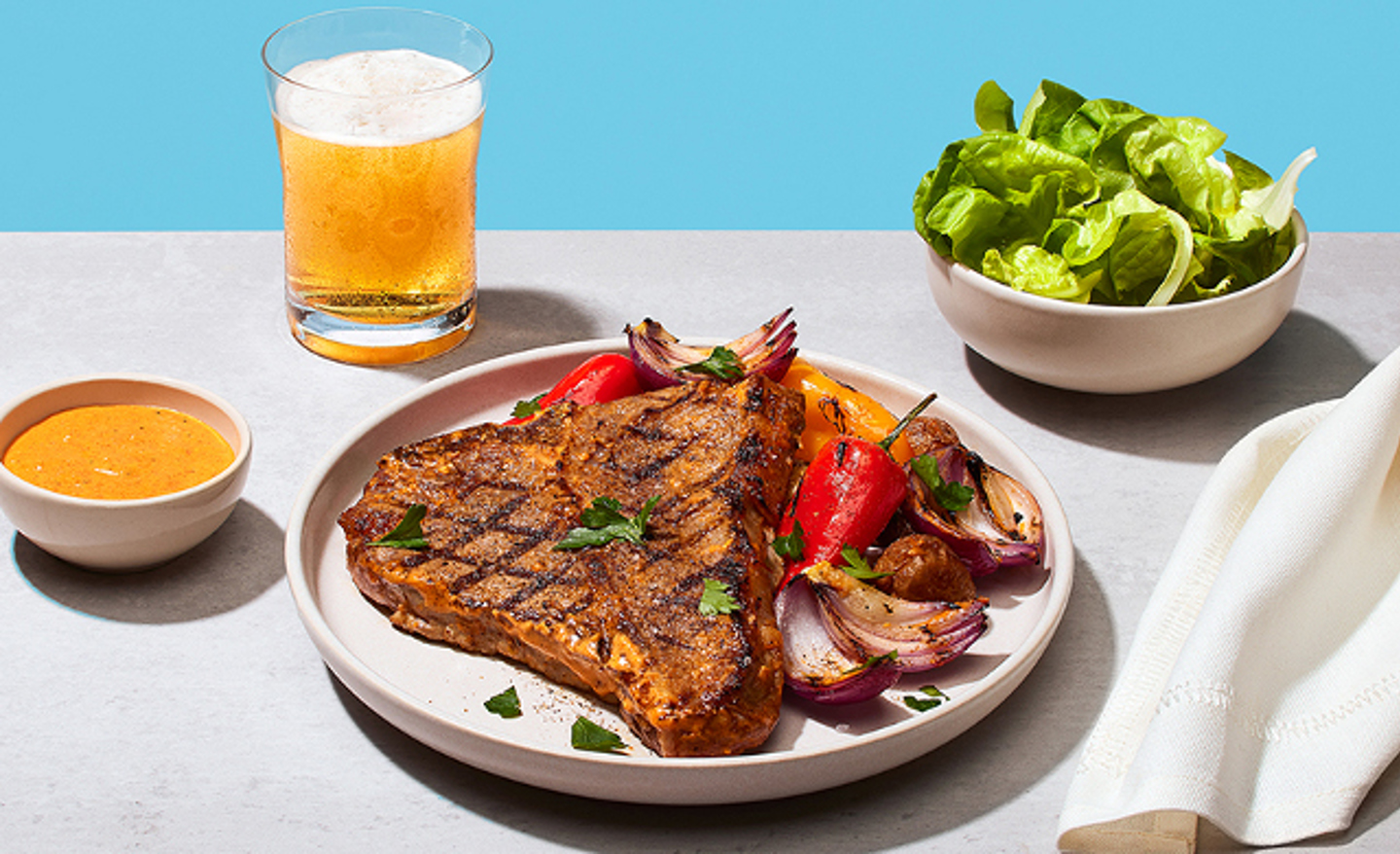Cotelettes De Longe De Veau Piri Piri